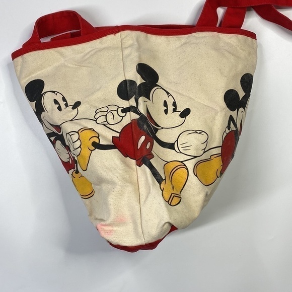 Vintage Disney Canvas Tote Mickey Mouse - Picture 13 of 14